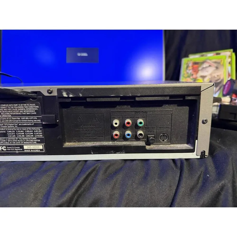Samsung VCR/DVD Combo  DVD-V2000 VHS Dual Deck Player - Parts Repair 